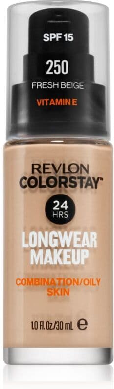 Revlon Cosmetics ColorStay™ SPF 15 długotrwały podkład matujący do skóry tłustej i mieszanej odcień 250 Fresh Beige 30 ml