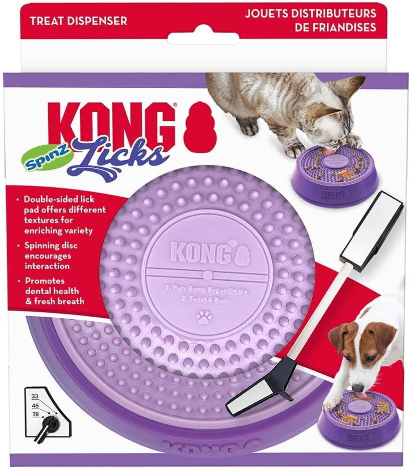 Kong Licks Spinz Slow Feeder Small