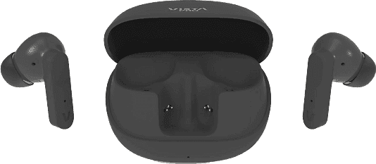 Auriculares True Wireless - Vieta Done 5, Autonomía 25 h, Cancelación activa de ruido ANC, Bluetooth, Negro