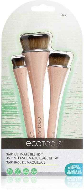 EcoTools 360° Ultimate Blend™ σετ με πινέλα για το πρόσωπο