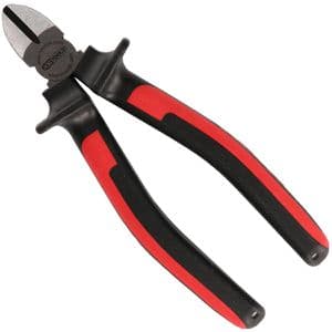 KS-Tools Seitenschneider 115.1011 Ergotorque, Diagonal, 125 mm, verchromt, Mehrkomponentengriffe