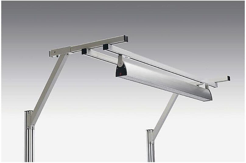Zusatzaufbau für Arbeitstisch, Traglast 25 kg, Breite 1500 mm Treston