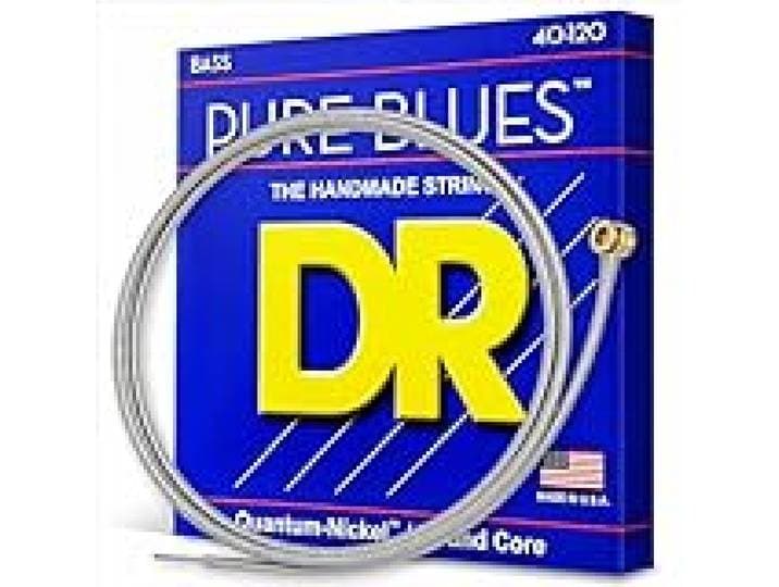 DR Strings PB5-40 Cordes pour basse Pure Blues (40-120)