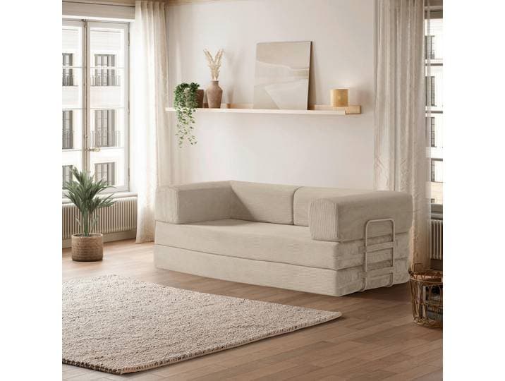 Livetastic Schlafsofa Agnes, Creme, 200x70x90 cm, Kinderzimmer & Jugendzimmer, Jugendmöbel, Jugendsofas