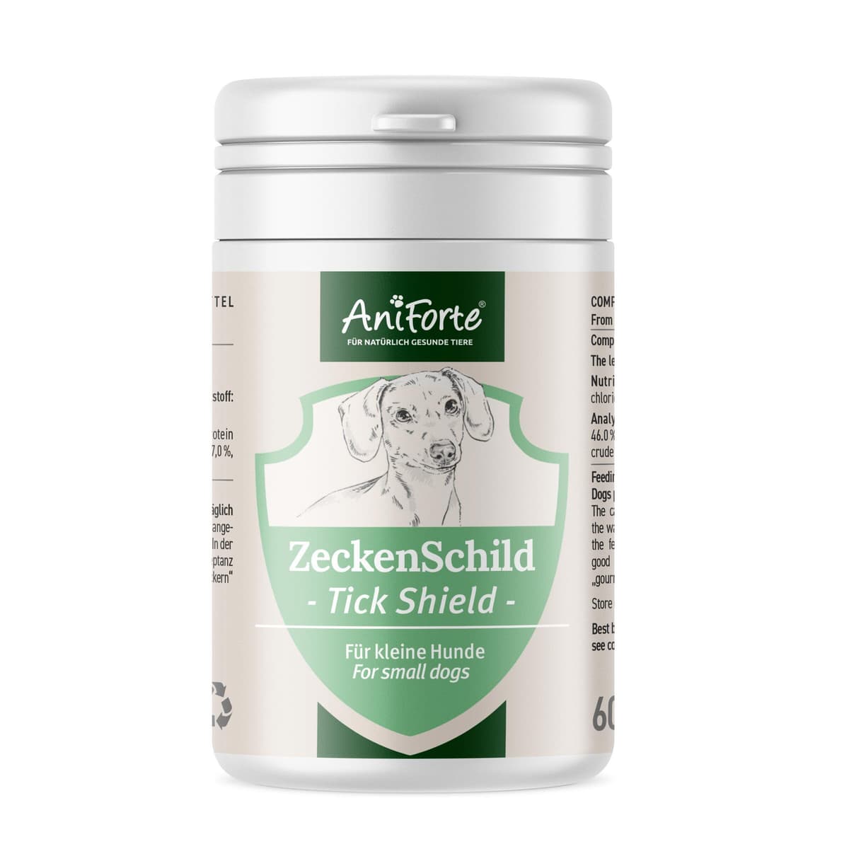AniForte ZeckenSchild für kleine Hunde 60 Stk. St Kapseln