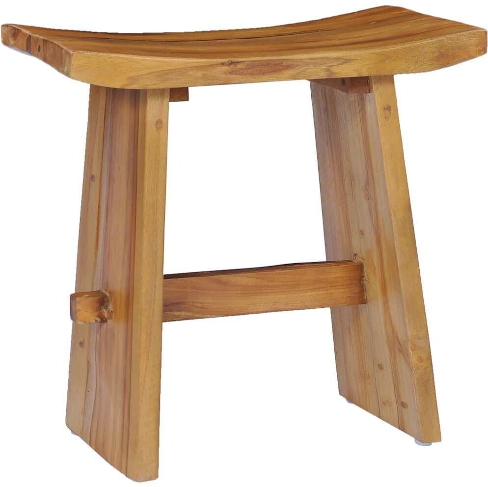 vidaXL Tabouret Bois de teck massif