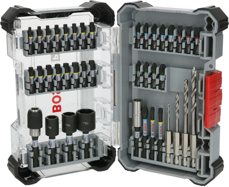 Bosch PRO Impact Schrauberbits und Holzbohrer Mixed Set, 40-tlg. 2608521U87