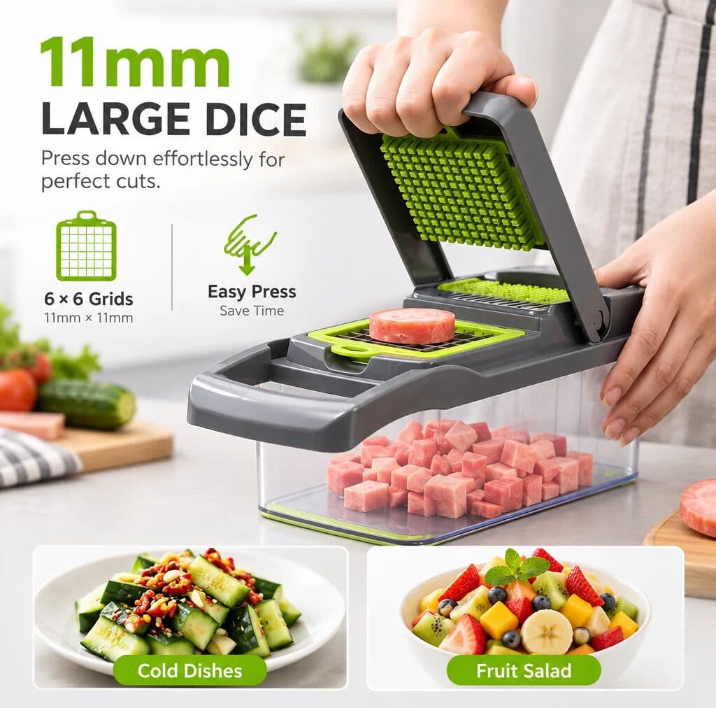 NONE Hot 16 in 1 Vegetable Chopper Onion Chopper Handle Food Grate Food Chopper Kitchen Vegetable Slicer Dicer Cut Potato Shredder