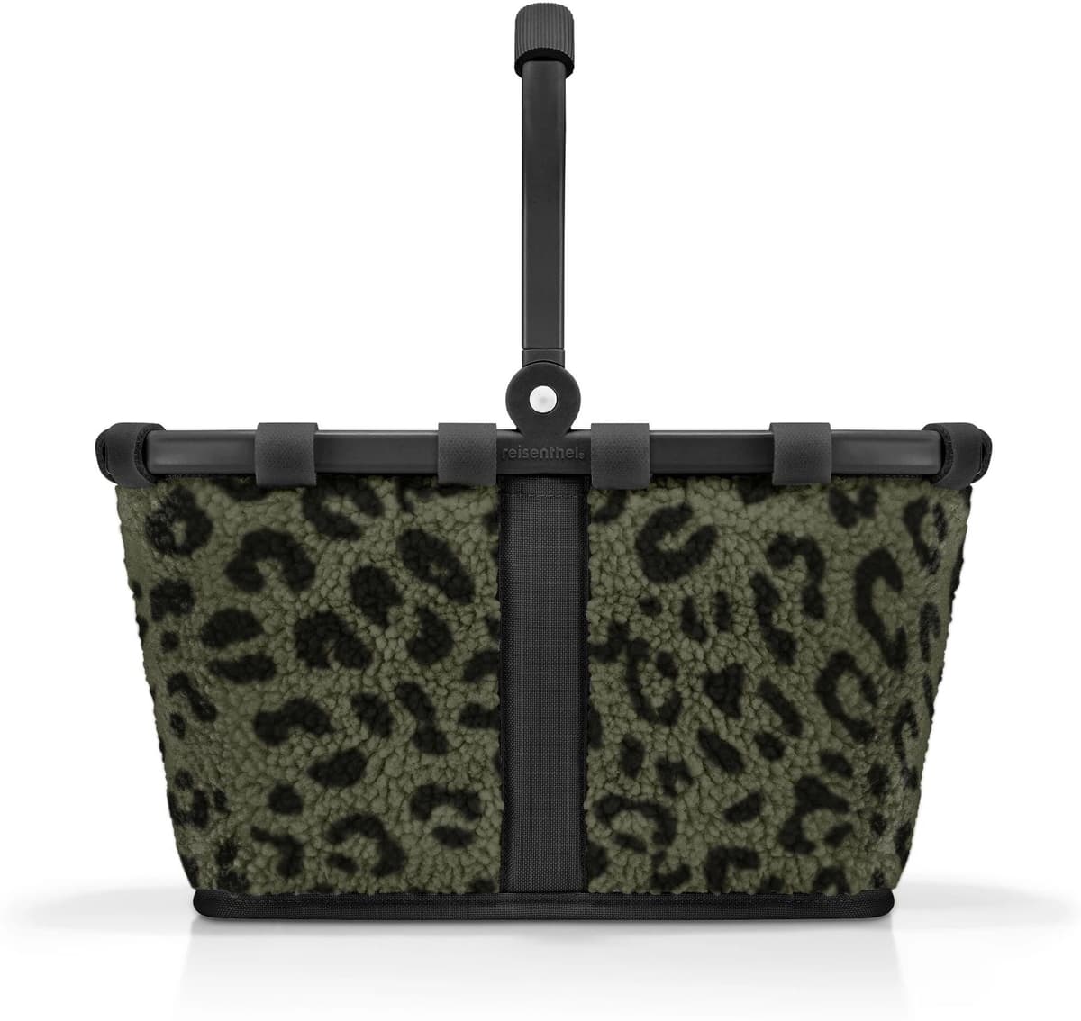 Einkaufskorb REISENTHEL "Reisenthel Carrybag XS Frame Schwarz/Dunkelgrün", Damen, schwarz dunkelgrün, Einkaufskörbe Einkaufskorb schwarz dunkelgrün Einheitsgröße