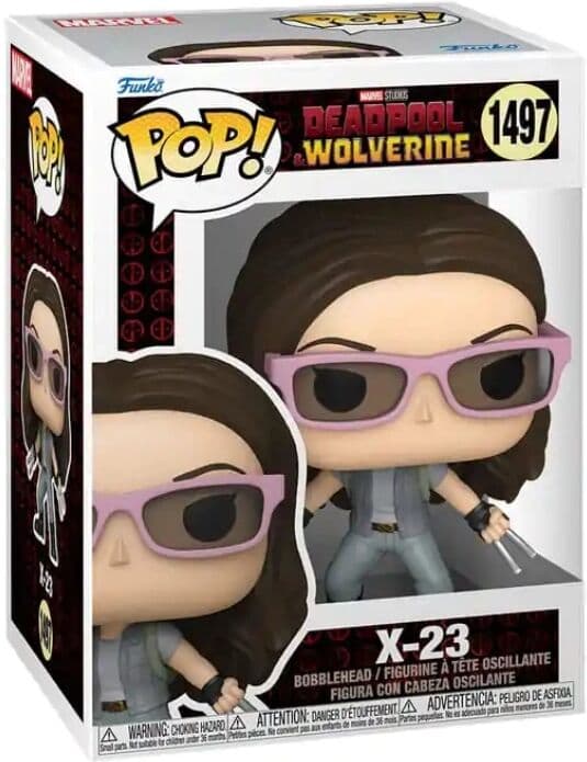 Funko Pop! Marvel: Deadpool & Wolverine - X-23 #1497 Bobble-Head Vinyl Figura Ajándéktárgyak
