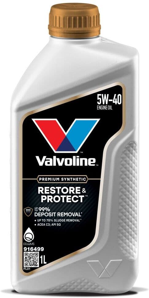 Moottoriöljy Valvoline 916499 Restore&protect; 5w40 1l