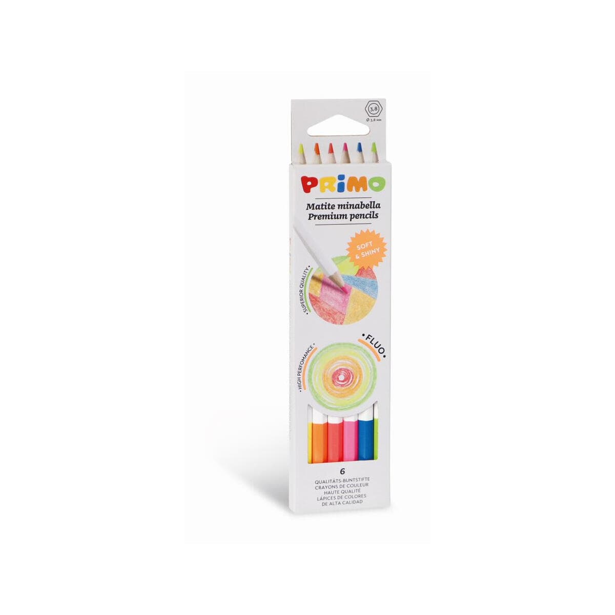 PRIMO Minabella Buntstift 6er Neon