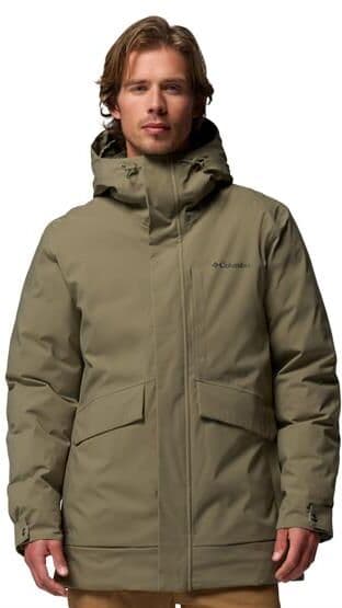 Columbia Sportswear Columbia Street Heights Parka Mens, Stone Green 39,5