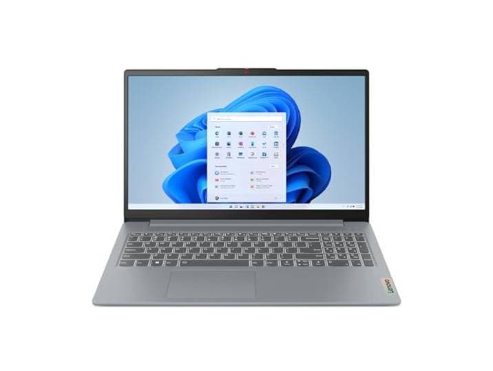 Lenovo IdeaPad Slim 3 15IAN8 (82XB006EMH) 15.6 FHD Scherm Intel Core i3-N305 Integrated Intel UHD Graphics 8 GB RAM 256 GB SSD Windows 11 Home Wi-Fi 6 QWERTY Toetsenbord - Arctic Grey