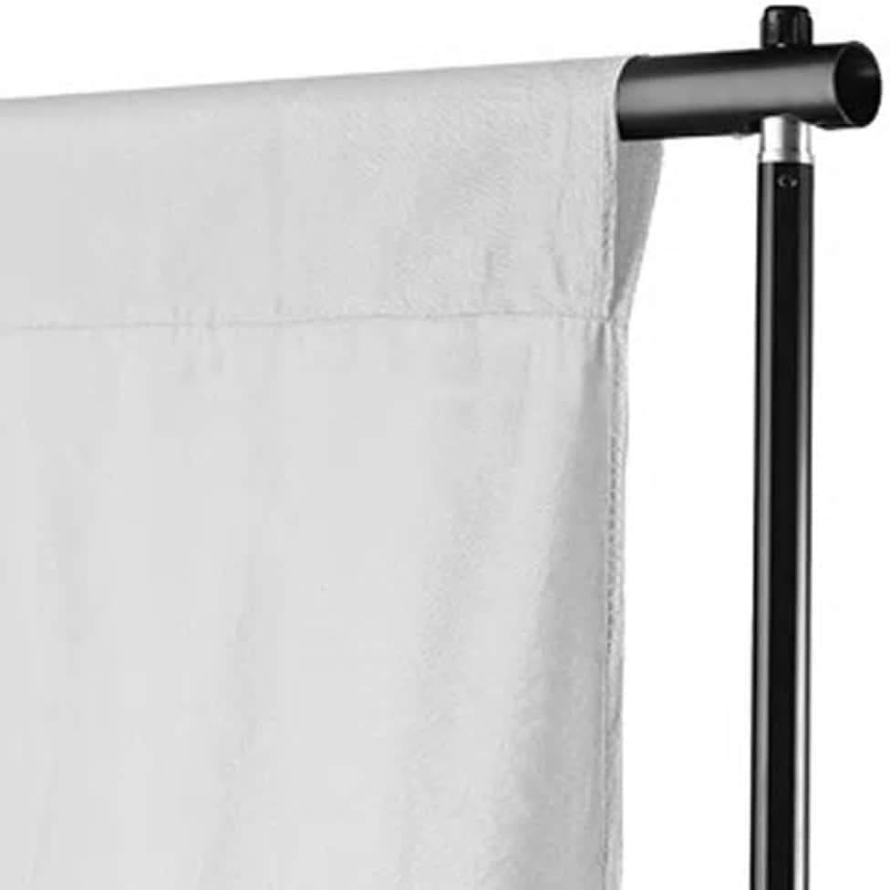 vidaXL Toile de fond coton sans support blanc 600x300 cm