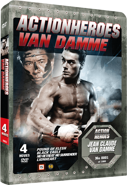 JEAN CLAUE VAN DAMME : ACTION HEROES (4DVD Box) STEELBOOK LIMITED EDITION