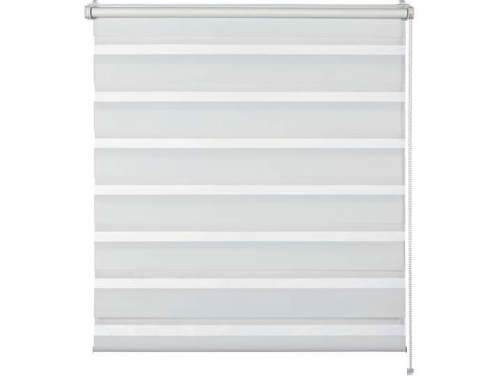 Doppelrollo Tilda , weiss (weiß), B:80cm H:210cm, Polyester, SCHÖNER WOHNEN-KOLLEKTION, Rollos, Doppelrollo, geklemmt, silberne oder weisse Rollo-Technik