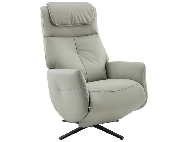 Xora Massagesessel, Grau, Metall, Echtleder, Rindleder, 77x113x90 cm, Relaxfunktion, Liegefunktion, Netzbetrieb, Massagefunktion, Wohnzimmer, Sessel, Massagesessel