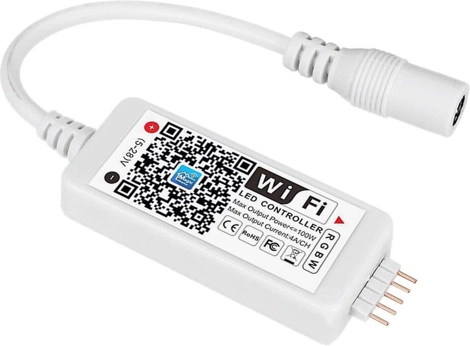 Controlador WiFi RGB/RGB+W 12/24VDC (Android e iOS)