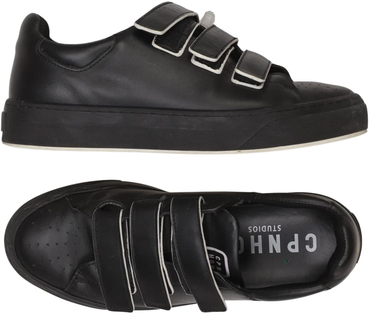 Copenhagen Studios Damen Sneaker, Schwarz, Gr. EU 38, kein / Etikett - Second Hand