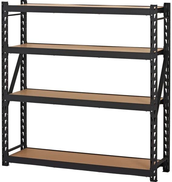 Probuilder Stålreol M. 4 Hylder, 600 Kg, 180x180x45 Cm