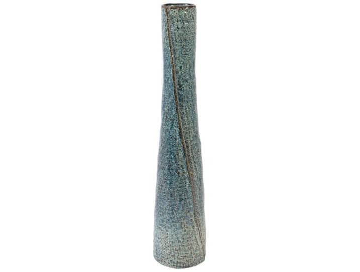 Light & Living SETIMMO keramieken vaas 12x55,5 cm - blauw/bruin