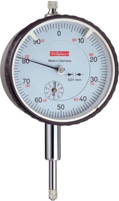 Comparateur M2T V 10mm Abl. 0,01mm force de mesure réduite avec coléoptère cal. ; Käfer (10260KAL)