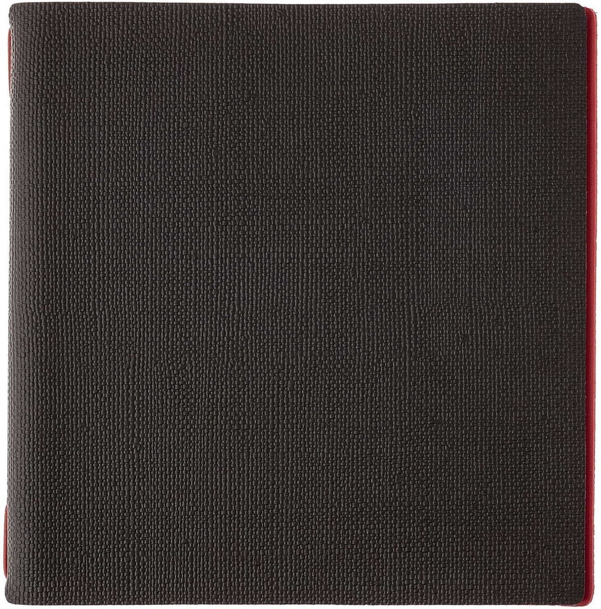 Dag Style Porta Menu Quadrato 23x23,1 cm Con 2 Buste Juta Bicolor Con Elastico Rosso
