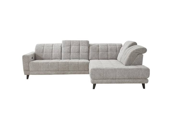 Xora Ecksofa, Grau, Holz, Buche, Uni, 3-Sitzer, Ottomane rechts, L-Form, 302x216 cm, Goldenes M, Typenauswahl, Fußauswahl, Stoffauswahl, Armteilvarianten, seitenverkehrt erhältlich, Hocker Rücken echt, individuell planbar, Wohnzimmer, Sofas & Couches, Wohnlandschaften, Ecksofas