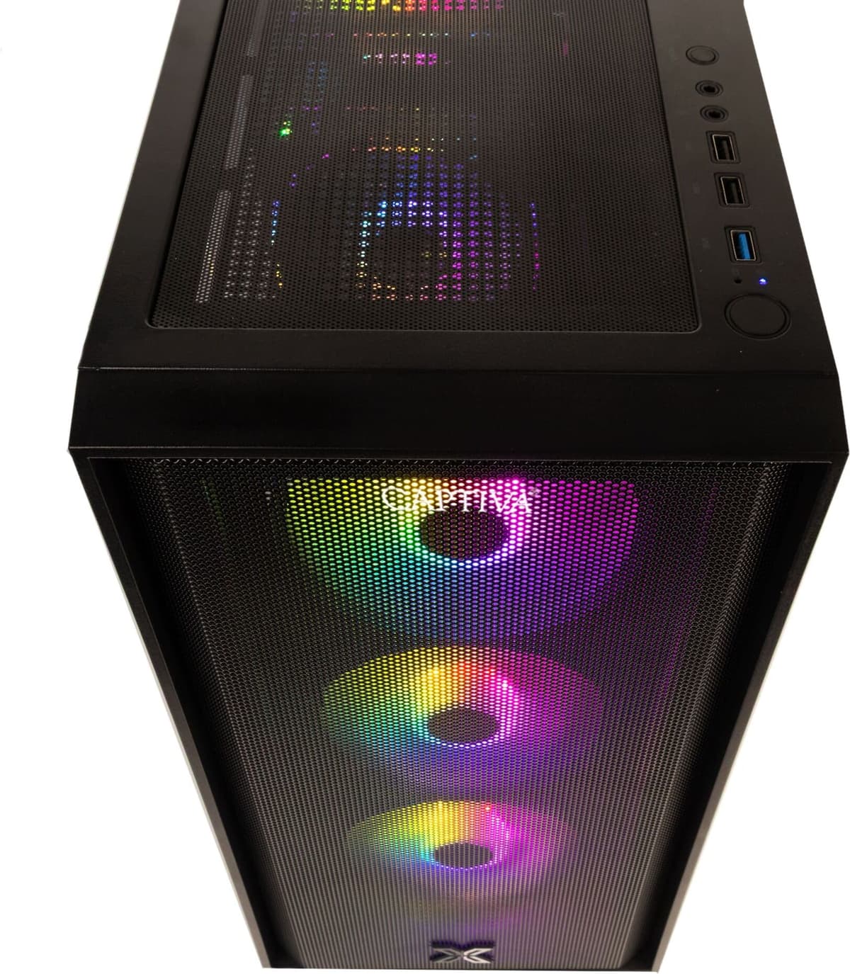 CAPTIVA Gaming-PC "Advanced Gaming R94-716", bunt (schwarz), Microsoft Windows 11 Home (64 Bit), GeForce RTX™ 5060, 32 GB RAM 1.000 GB SSD, Desktop-PCs, Gaming-PC