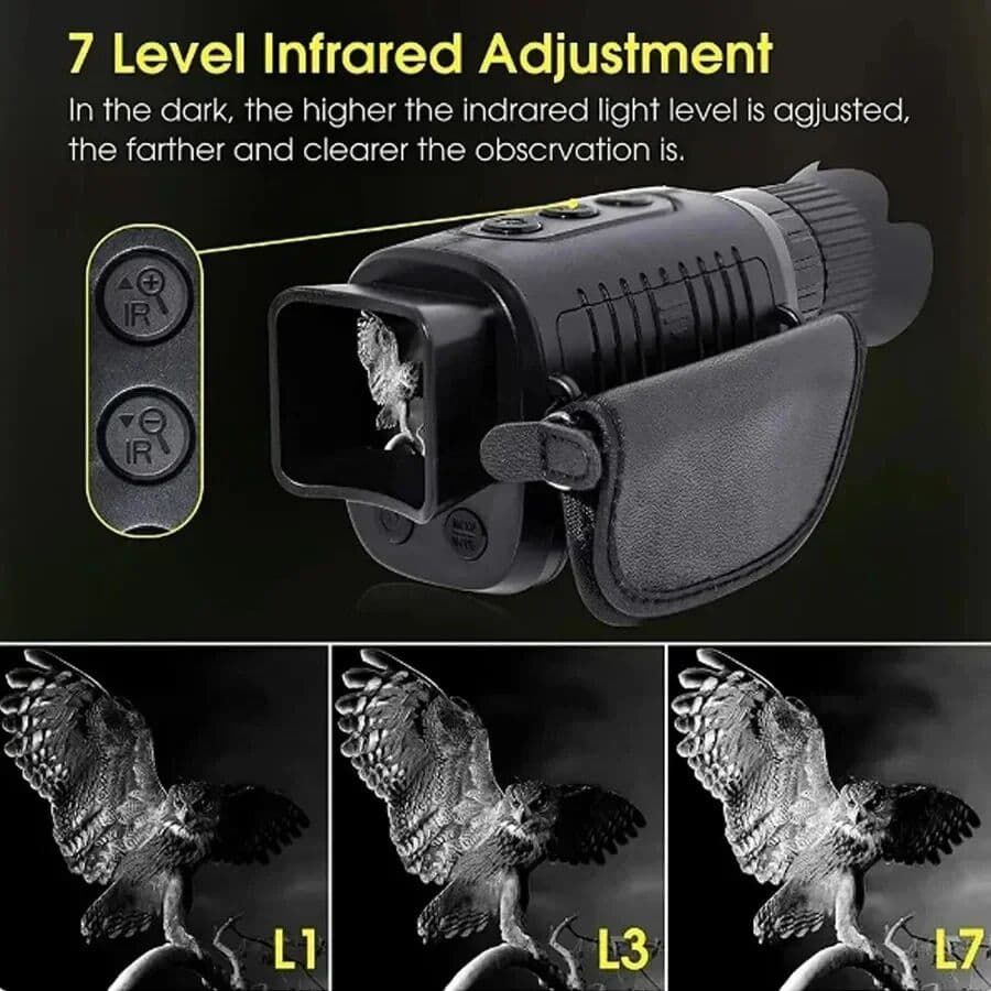 other For Long Range Hunting A Digital Monocular Night Vision With Infrared Optical 5X Zoom And 300M Photo Telescope Monocle Device