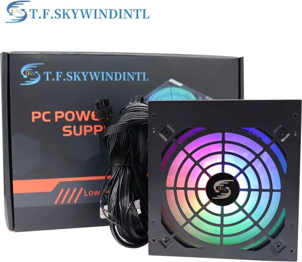T.F.SKYWINDINTL Fonte 500w PSU12V PC Power Sources For Office 500W 24pin ATX Computer Power Supply PSU 500W PC Gaming Power PC Gamer Source Game