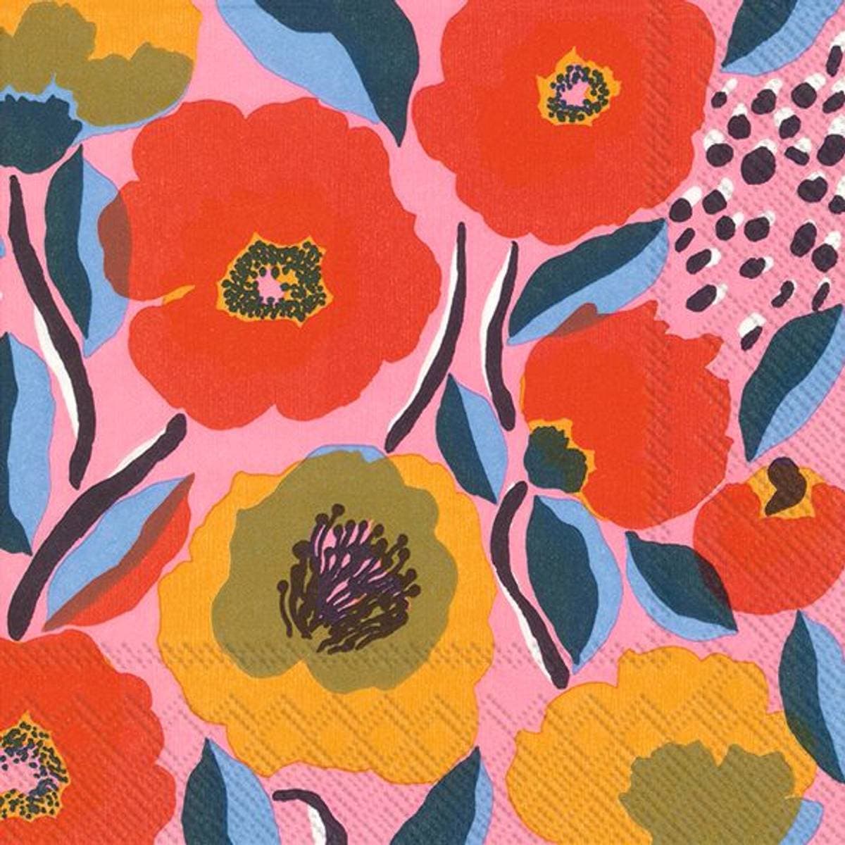 Vinding Servietter - Marimekko Rosarium Rose Lunch