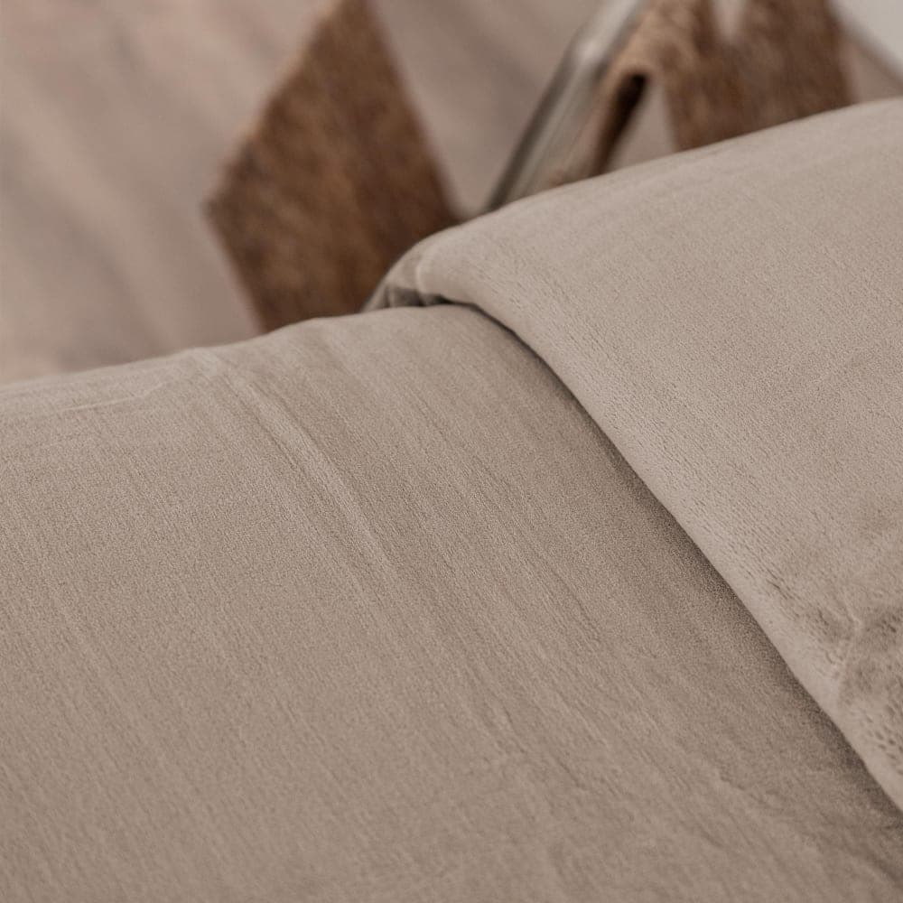 Manterol Manta suave beige cama 135/150cm