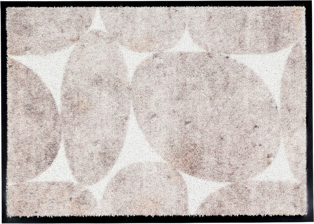 Fussmatte "Miami", beige, B:50cm H:7mm L:70cm, Kunstfaser, SCHÖNER WOHNEN-KOLLEKTION, Teppiche, Fussmatte, Türmatte, Schmutzfang, In und Outdoor, Sauberlauf, Läufer beige B : 50cm 1 Stk., 7mm, L: 70cm
