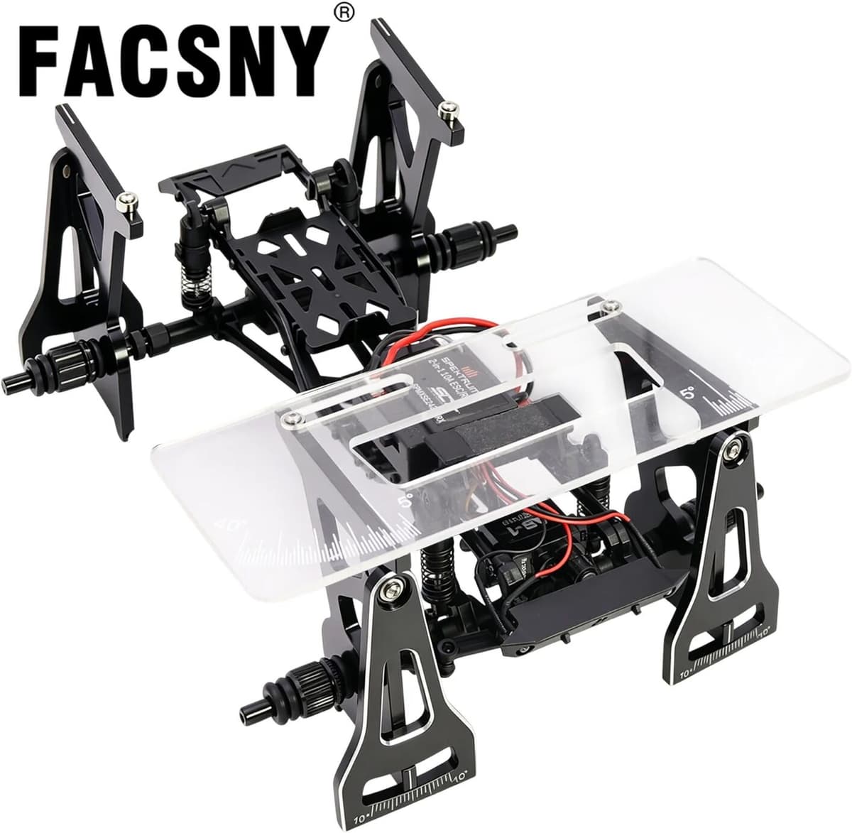 FACSNY On Road Aluminum Chassis Setup System Tool Set for 1/24 LOSI Micro-B HPI 1/28 Micro-T Wltoys 244016 RC On-Road Drift Racing Car