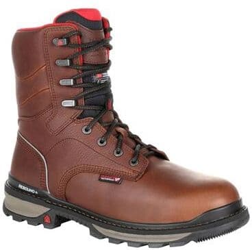 Rocky Rams Horn 800 Gram CT WP Work Boot (Men's) in Brown, Size 10 M, Leather/Memory Foam