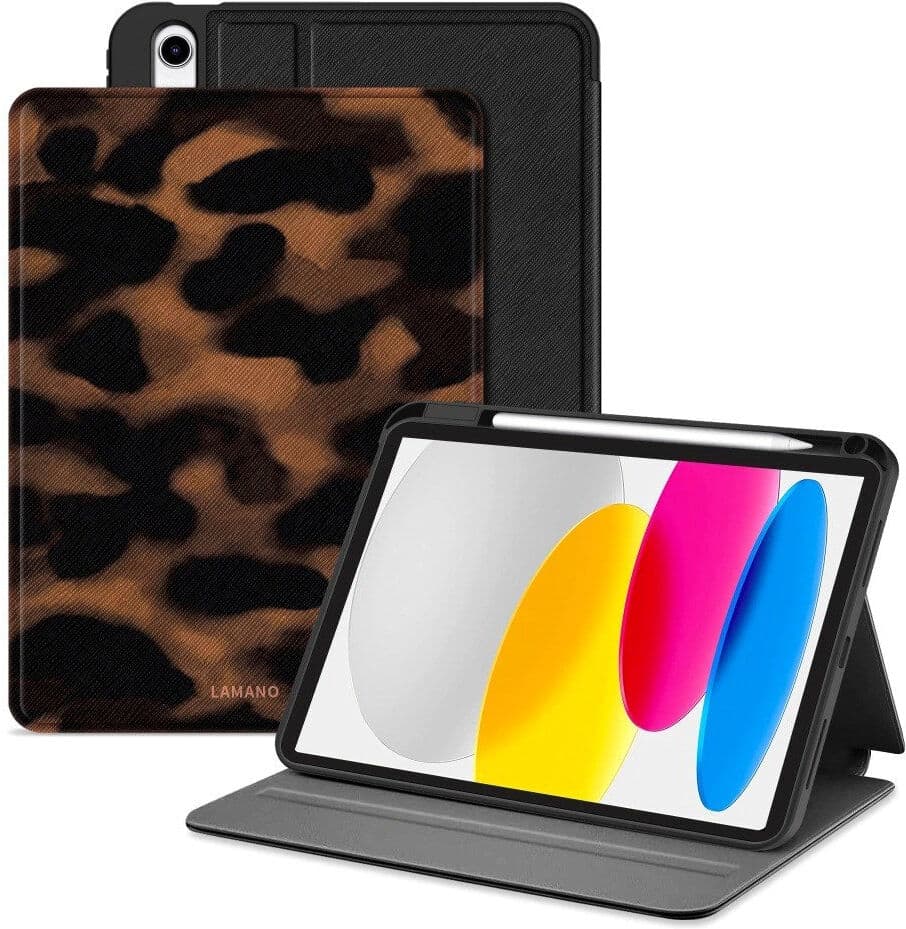 iPad 10.9" (2024 / 2022) / 11" (2025) Tech-Protect Lamano Flip Deksel - Panther