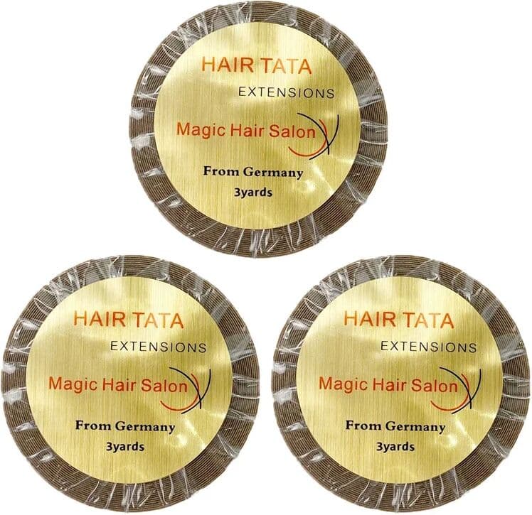 NONE TATA Lace Wig Tape 3 Yard Double Sided Wig Adhesives Tape Strong Hold Lace Glue Adhesive Replacement Tape Waterproof for Frontal