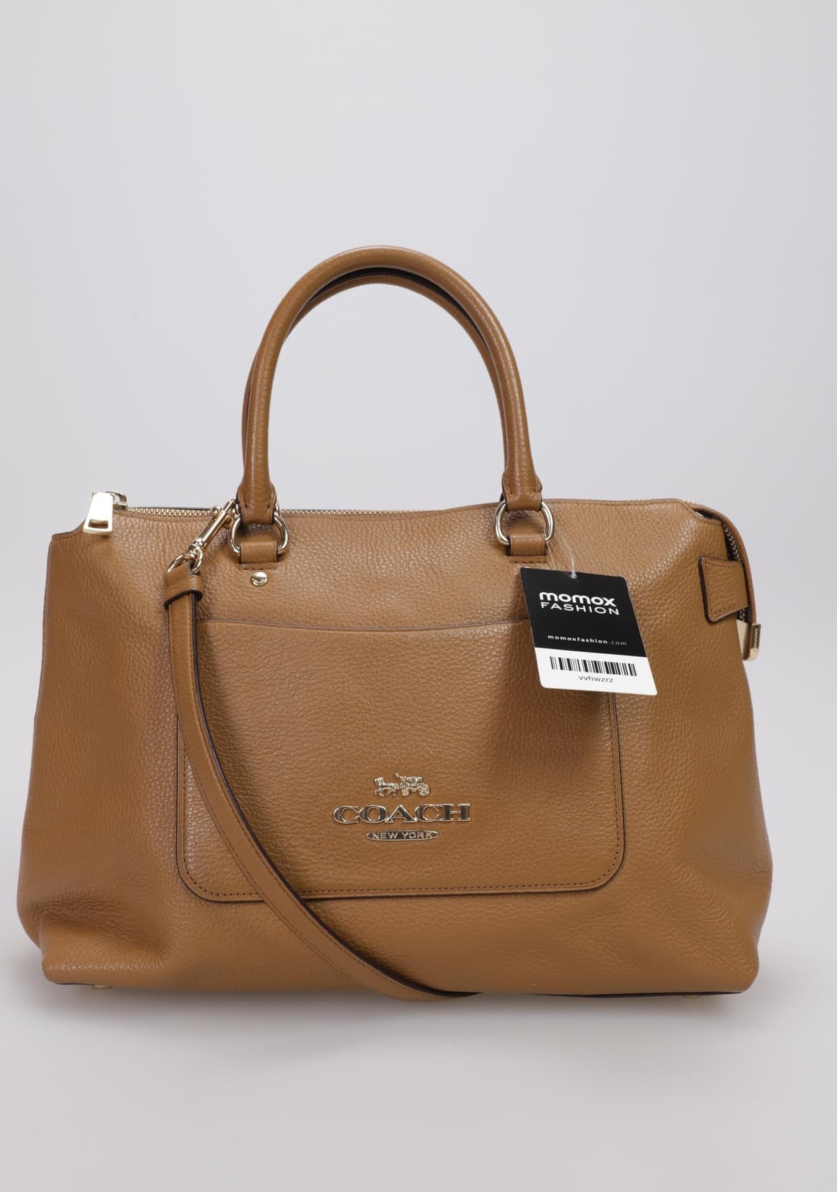 Coach Damen Handtasche gross Leder, Braun, Leder / kein / Etikett - Second Hand
