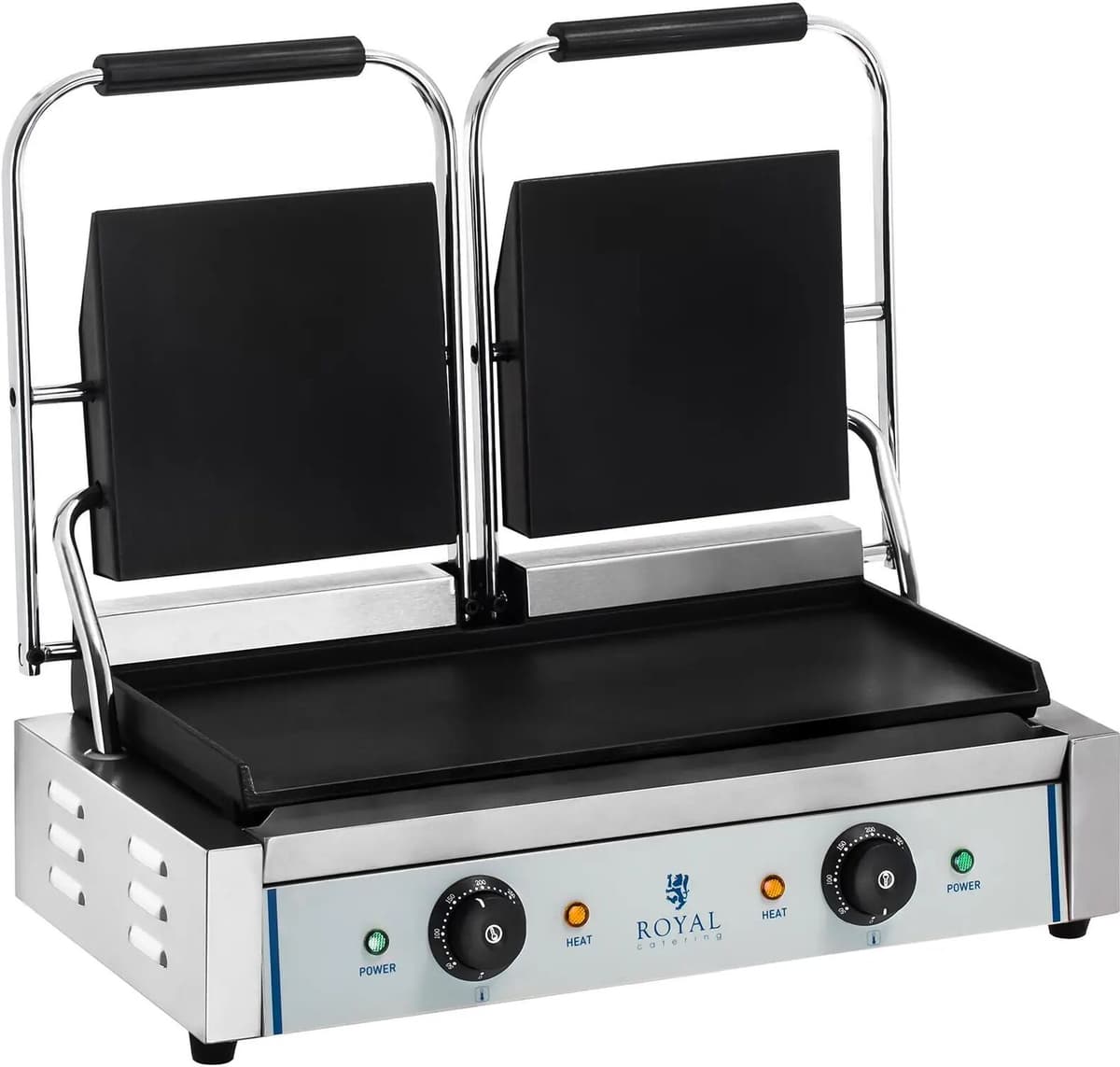 Royal Catering Kontaktný gril - dvojitý - hladký - 2 x 1 800 W 10010335