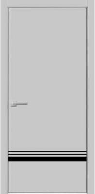 SartoDoors Planum 0012   Interior French Doors French Door   Solid Wood   Hardware Set   18x80, Grey Matte Bedroom Door