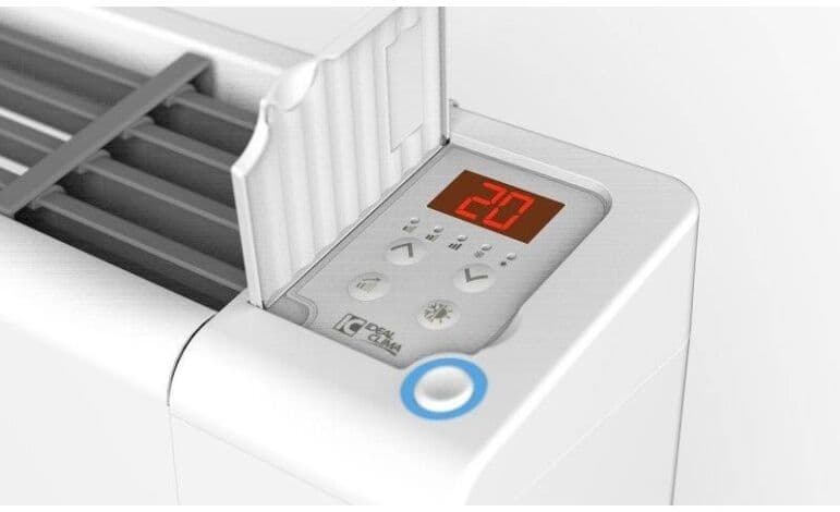 Climatiseur idéal Clima Ventilconvecteur Fancoil Slim au sol Skudo Inverter DC 250 avec commande incluse