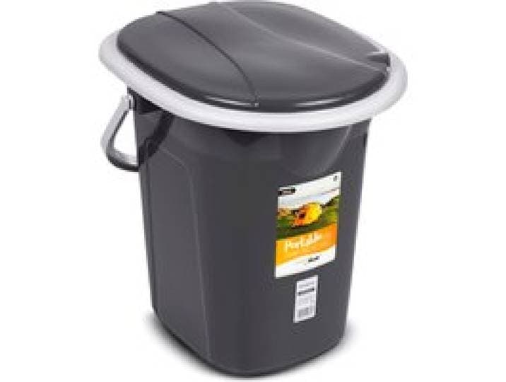 Draagbaar toilet, campingtoilet, toeristenemmer WC 19L GB320 GreenBlue