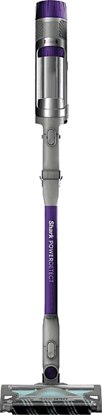 Aspirador escoba - Shark PowerDetect IP1251EUT, 380 W, 70 min Autonomía, 3 Velocidades, Pantalla LED, Tubo Flexible, Gris/Púrpura