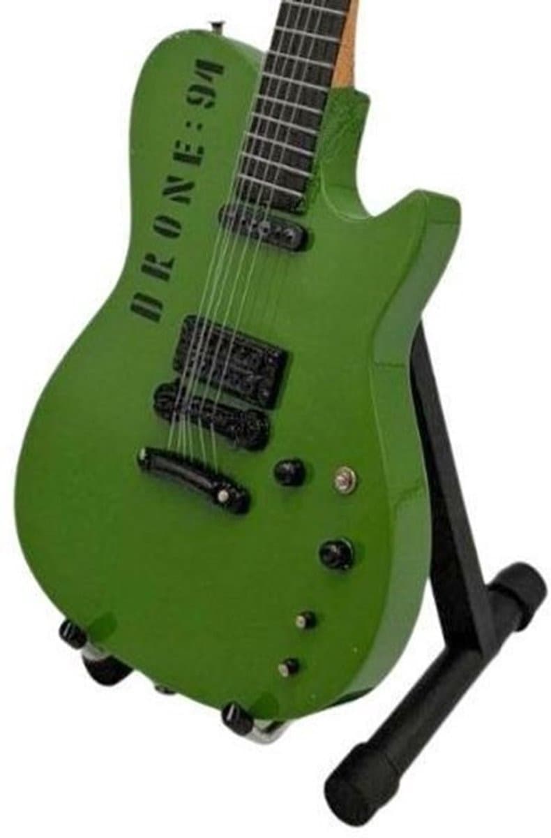 Miniatuur replica Manson gitaar van Matthew Bellamy van Muse