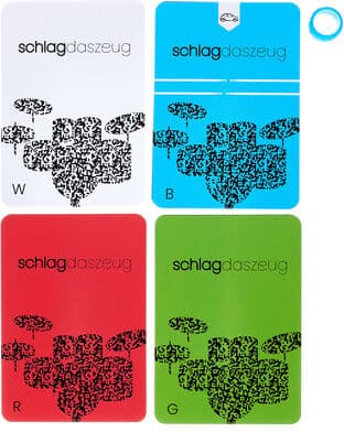 Schlag das Zeug Spielkarten-Set Level 4