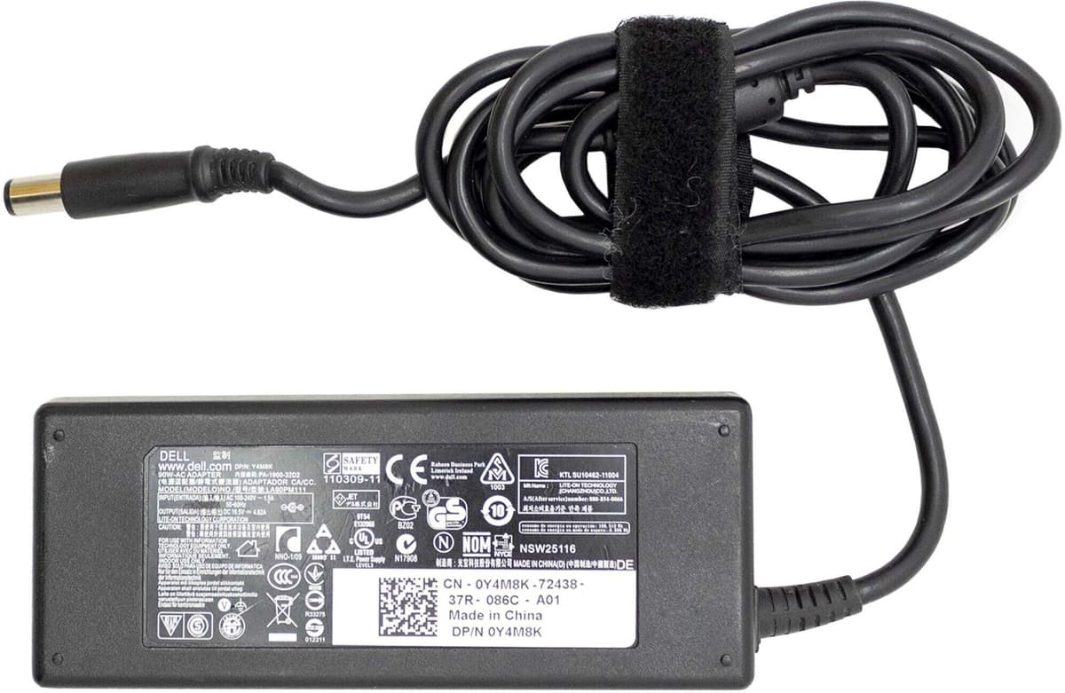 Dell 0MV2MM Nätaggregat   Svart   90 W