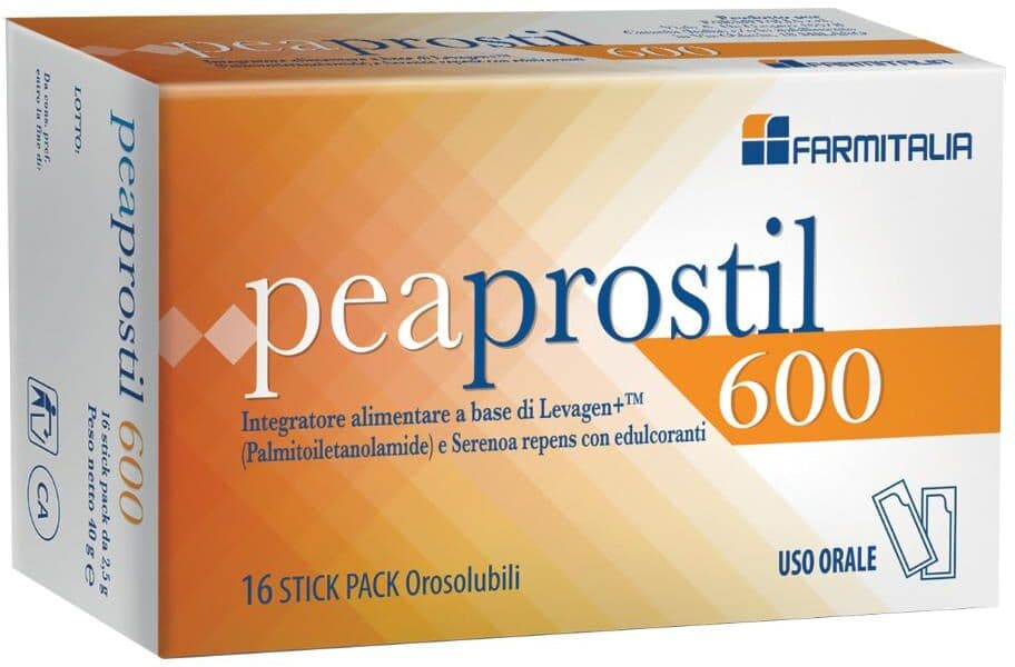 FARMITALIA Srl - SOC. UNIPERS. Peaprostil 600, 16 Bustine
