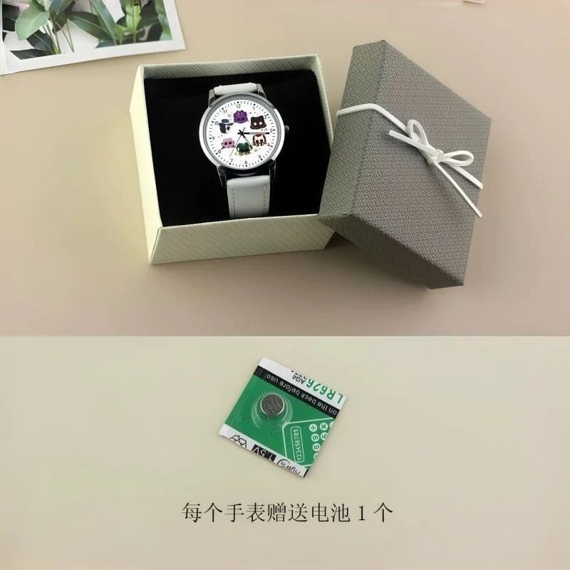 FUNISM The Amazing Digital Circus Pomni Waterproof Student Wristwatch Cute Cartoon Anime Watch Daily Decor Gift For Teen Girls Boys